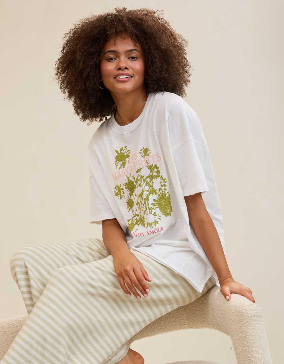 Aerie Oversized Crew Boyfriend T-Shirt