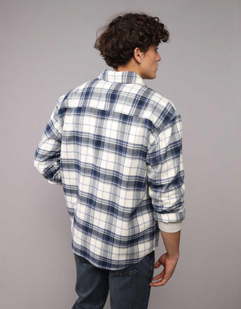 AE Relaxed Fit Everyday Flannel Shirt