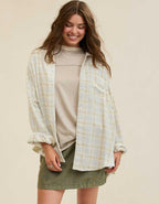 Aerie Anytime Fave Flannel Oversized Shirt