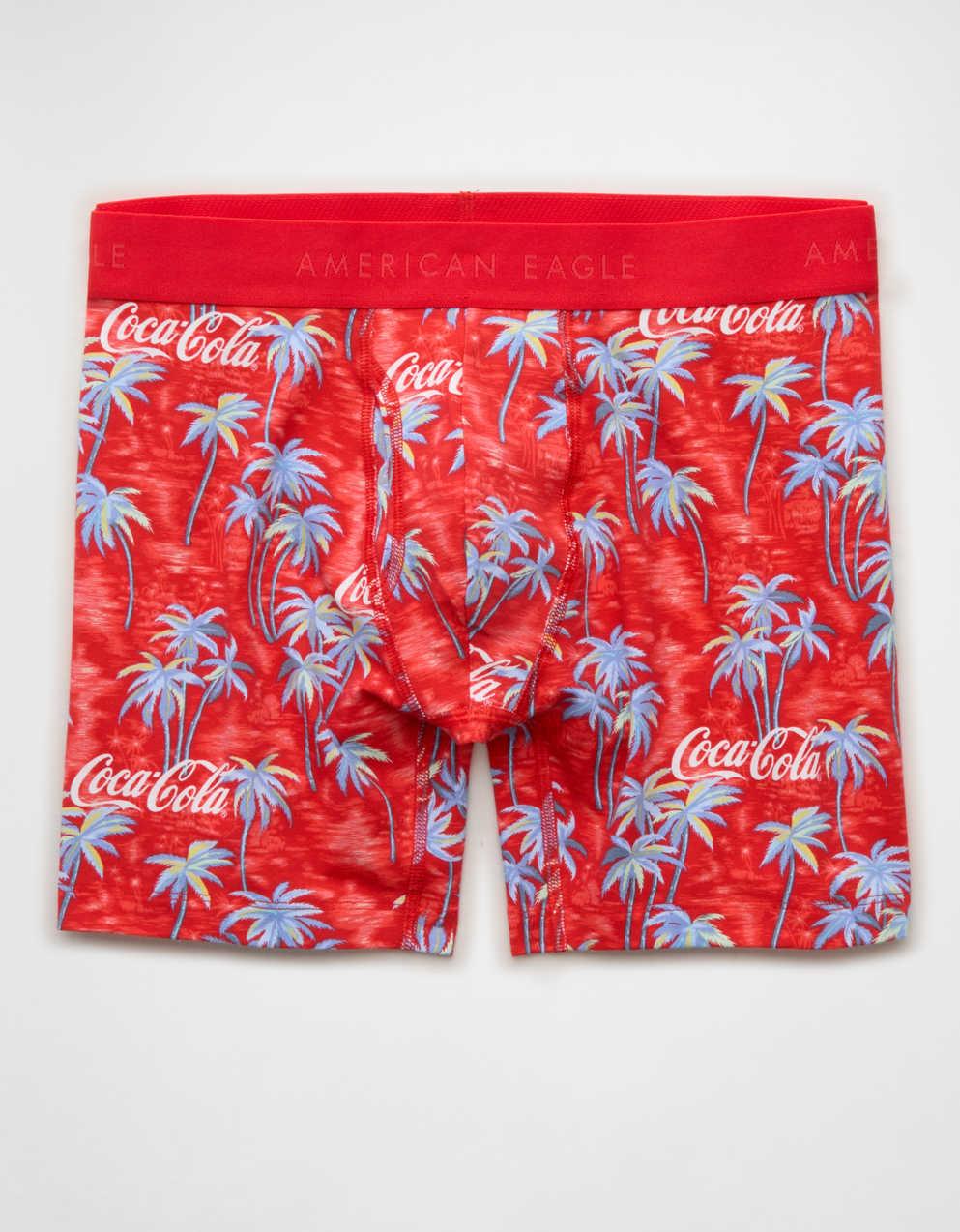 AEO Men's Coca-Cola 6" Classic Cotton Boxer Brief