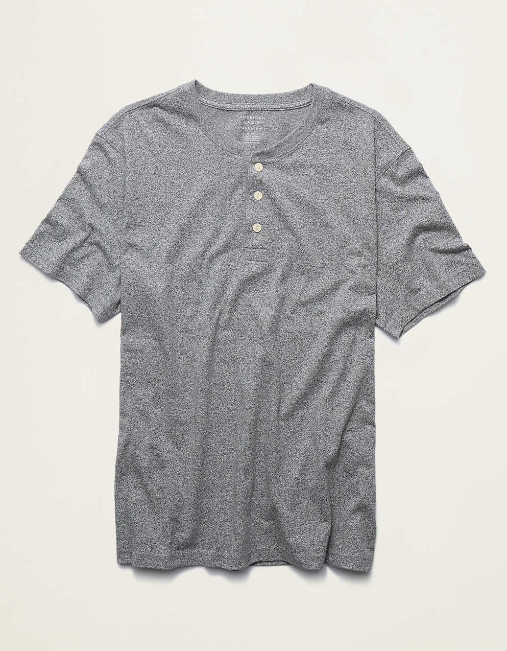 AE Short-Sleeve Henley Icon T-Shirt