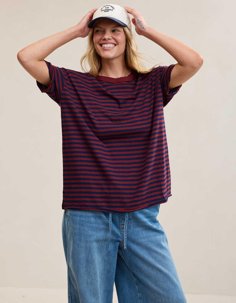 Aerie Oversized Crew Boyfriend T-Shirt