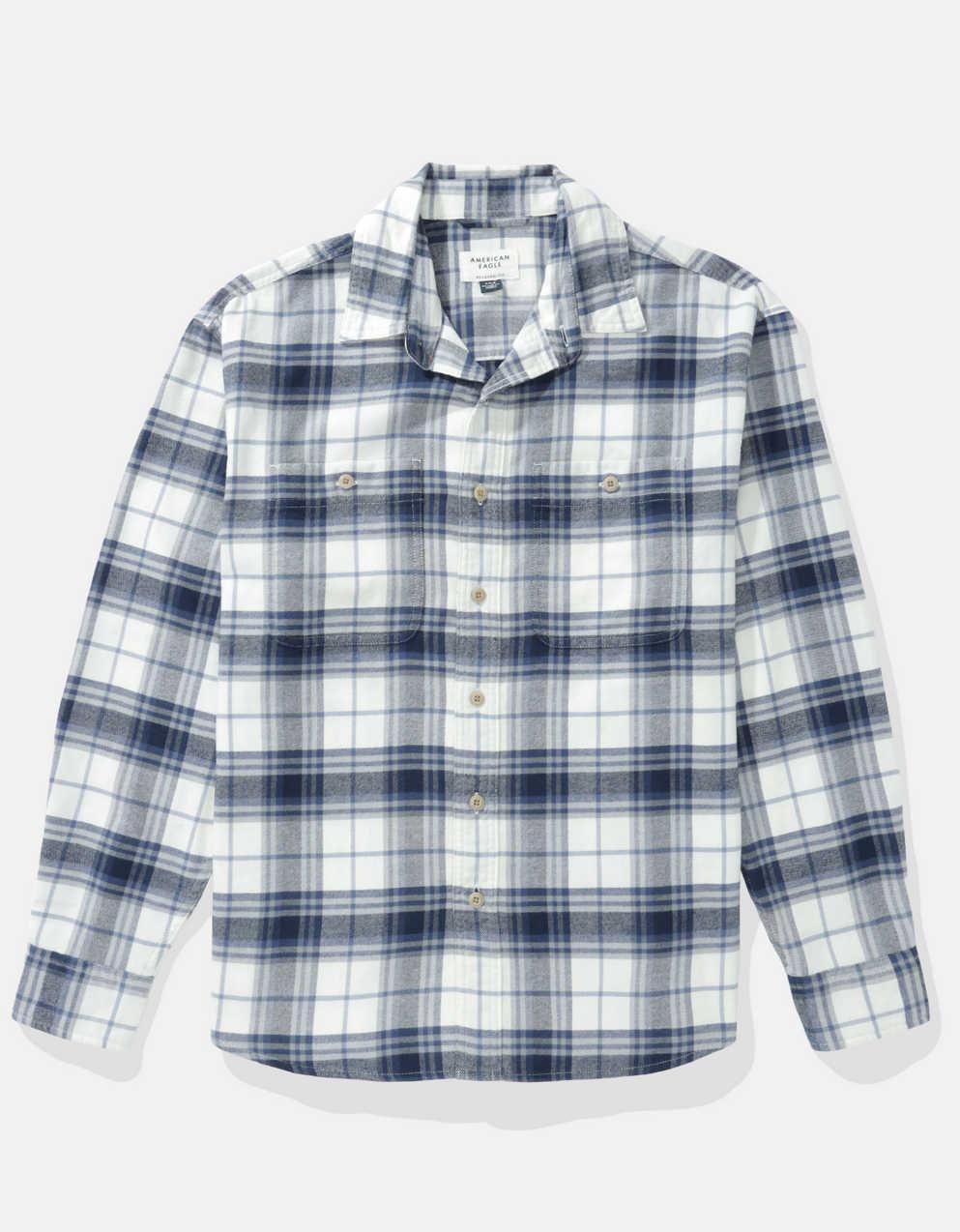 AE Relaxed Fit Everyday Flannel Shirt