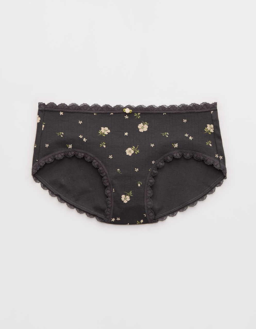 Superchill Cotton Pointelle Lace Boybrief Underwear