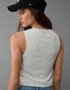 AE Button-Up Tank Top