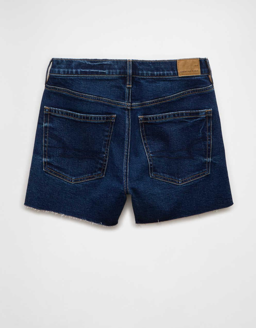 AE Strigid Super High-Waisted Relaxed Denim Short