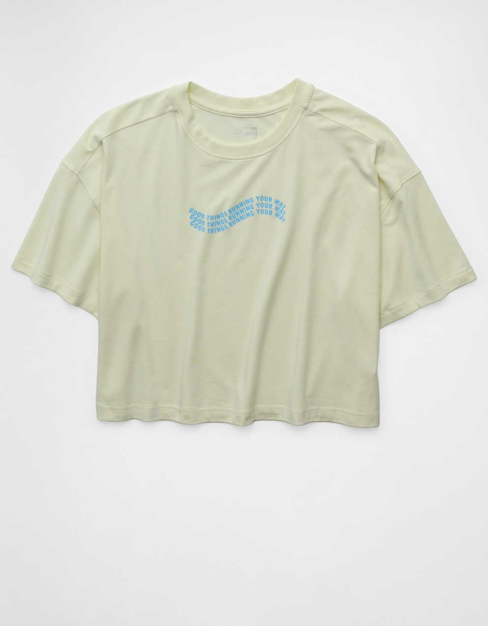 OFFLINE By Aerie Let's Stretch Cropped T-Shirt