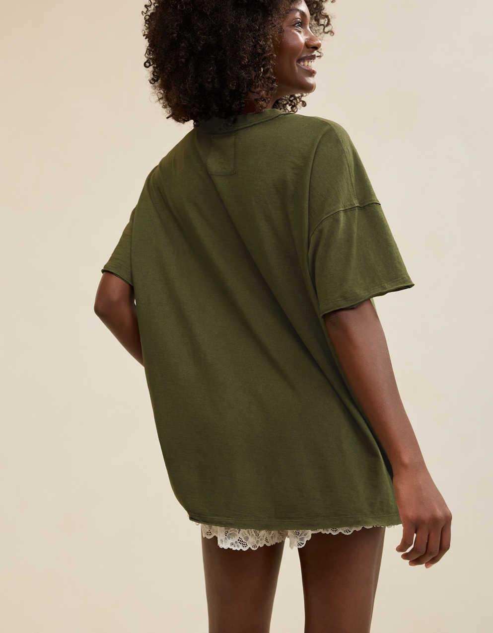 Aerie Oversized Crew Boyfriend T-Shirt