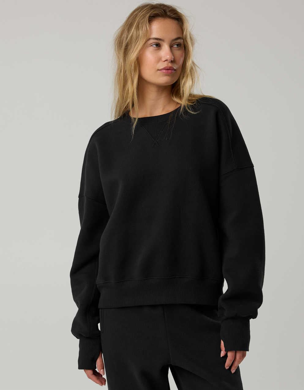 OFFLINE By Aerie Cloud Fleece Classic Crewneck Sweatshirt