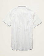 AE Short-Sleeve Slim Fit Button-Up Shirt