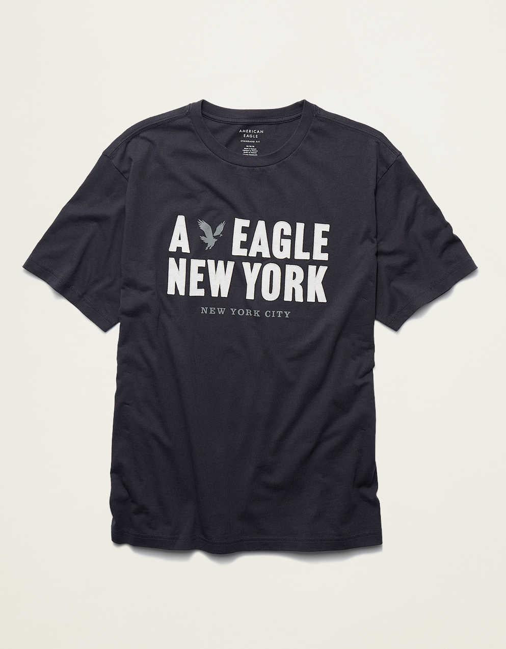 AE Standard Fit Applique Graphic T-Shirt