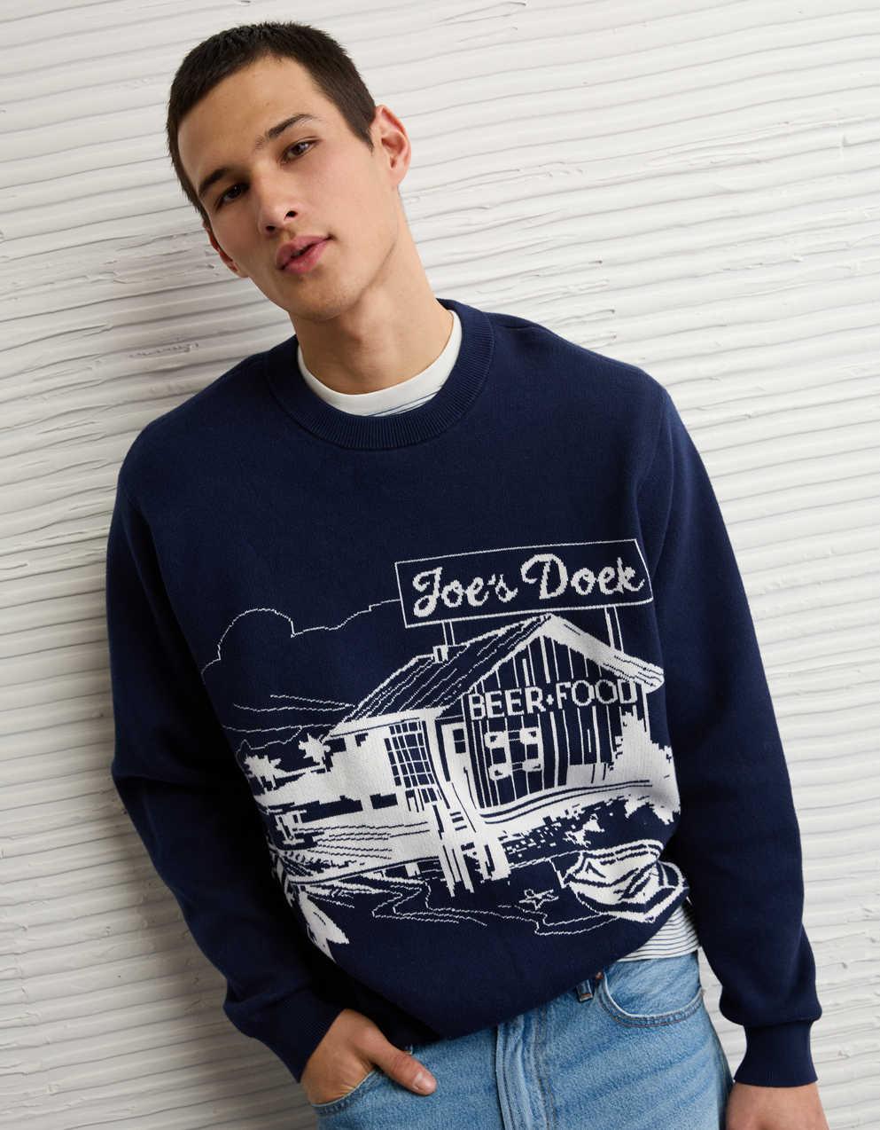 AE Graphic Crew Neck Sweater