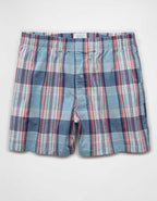 AEO Men's Poplin Plaid Classic Pocket Boxer Short