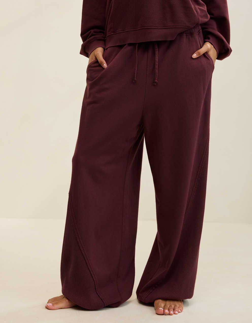 Aerie Unwind Waffle Jogger