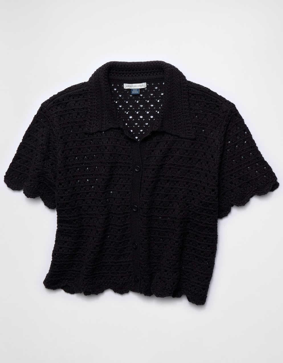 AE Button-Up Sweater Polo