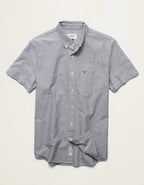 AE Short-Sleeve Slim Fit Button-Up Shirt