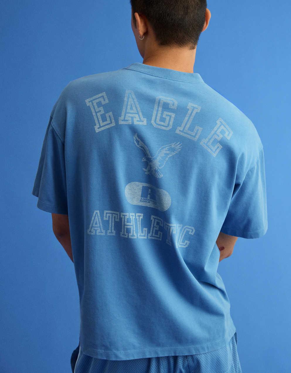 AE x Russell Athletic Heavyweight Eagle Graphic T-Shirt