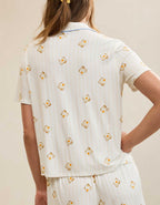 OVERSLEPT by Aerie Real Soft Short Sleeve Pajama Shirt
