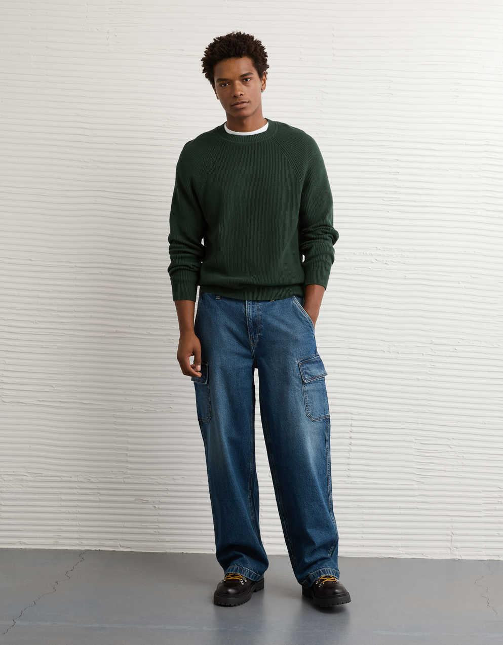 AE Shaker Stitch Sweater