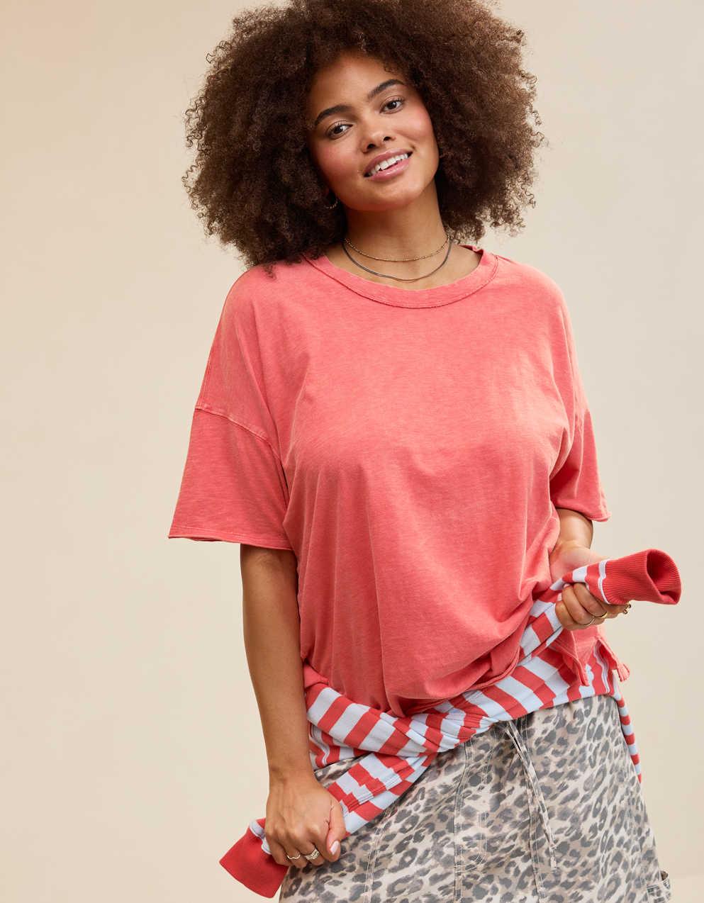 Aerie Oversized Crew Boyfriend T-Shirt