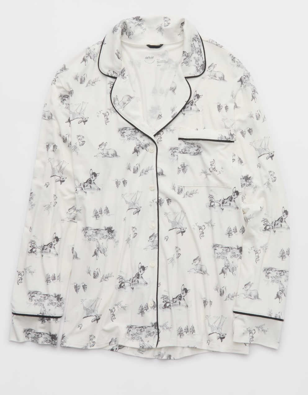 Aerie Bambi Real Soft® Piping Pajama Shirt