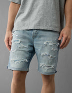 AE 9" EasyFlex Patched Denim Short