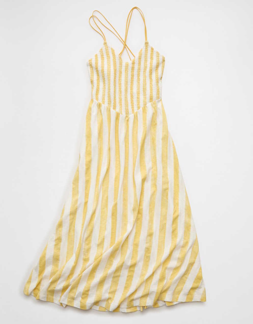AE Sunchaser Smocked Maxi Dress