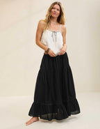 Aerie Lace Trim Maxi Skirt