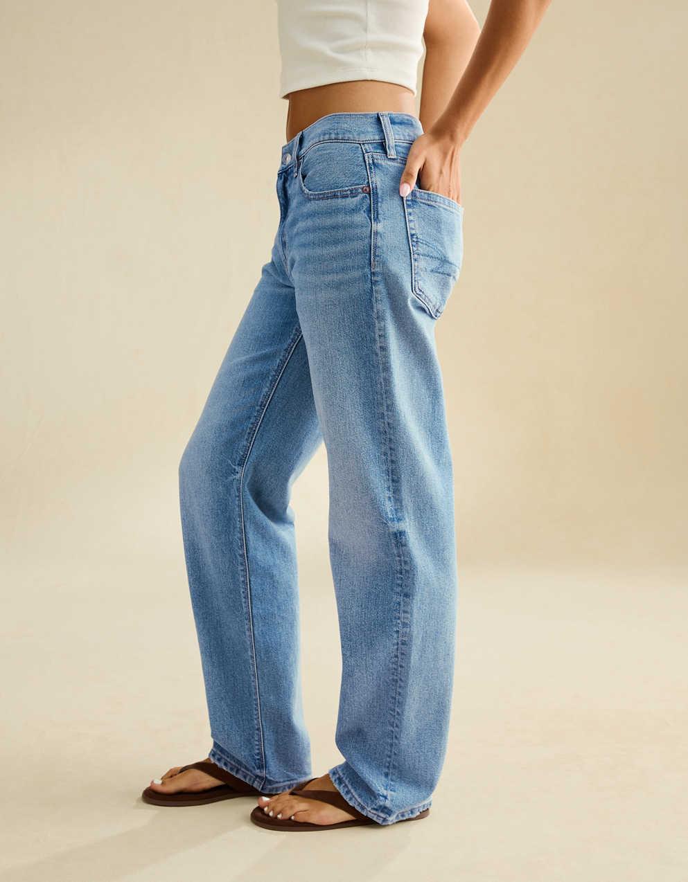 AE Low-Rise Baggy Straight Jean