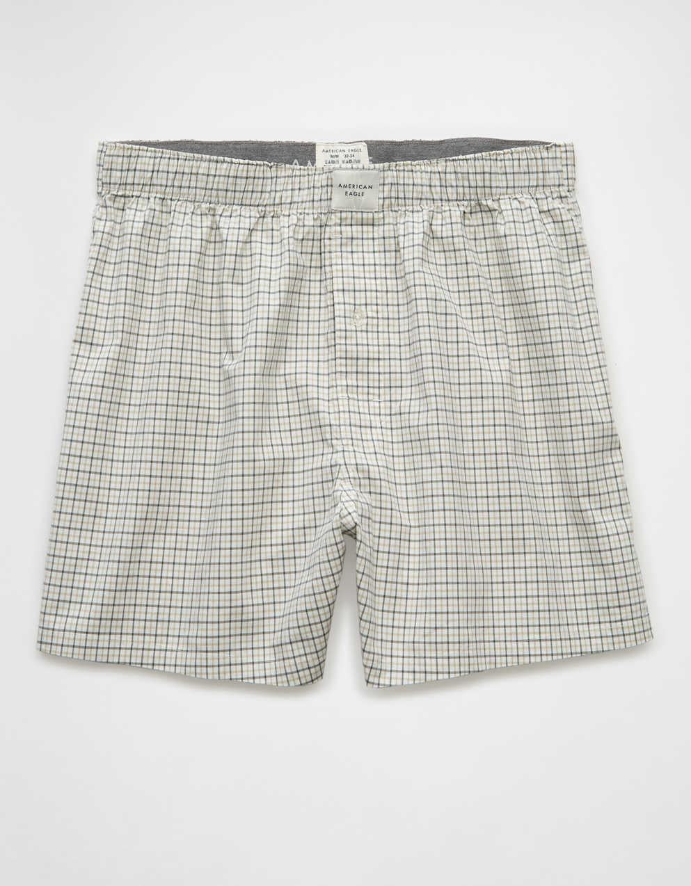 AEO Stretch Plaid Classic Boxer Short