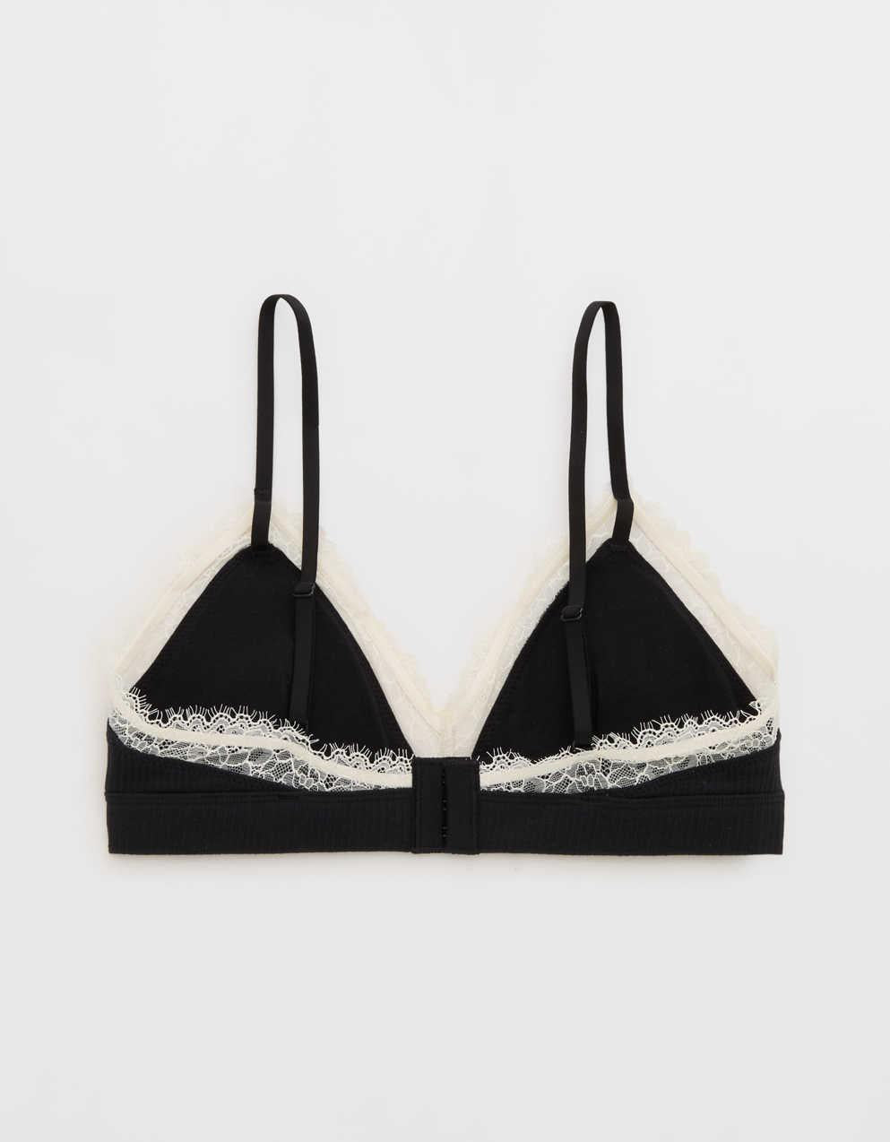 Superchill Cotton Rib Padded Triangle Bralette