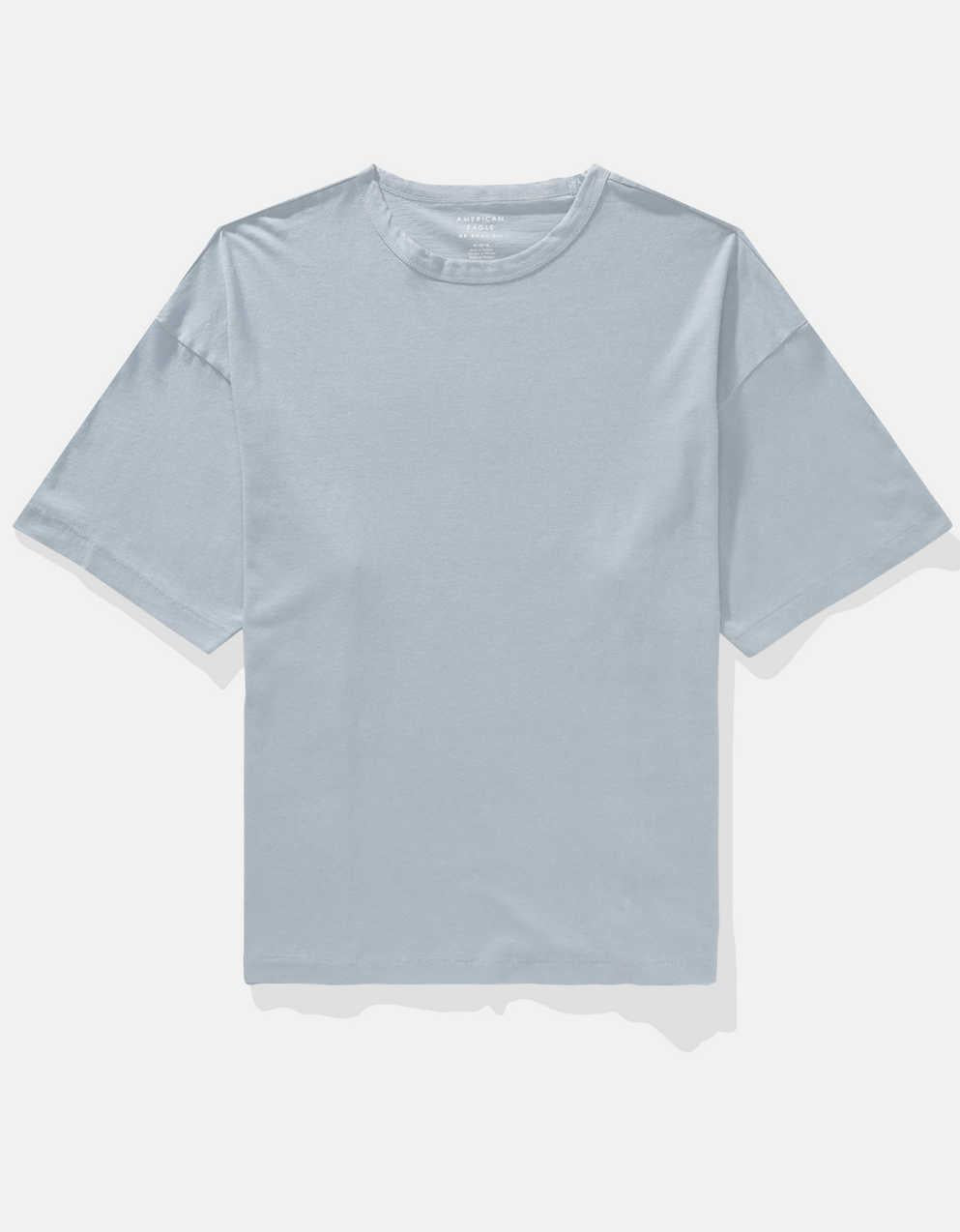 AE Boxy Linen-Blend T-Shirt