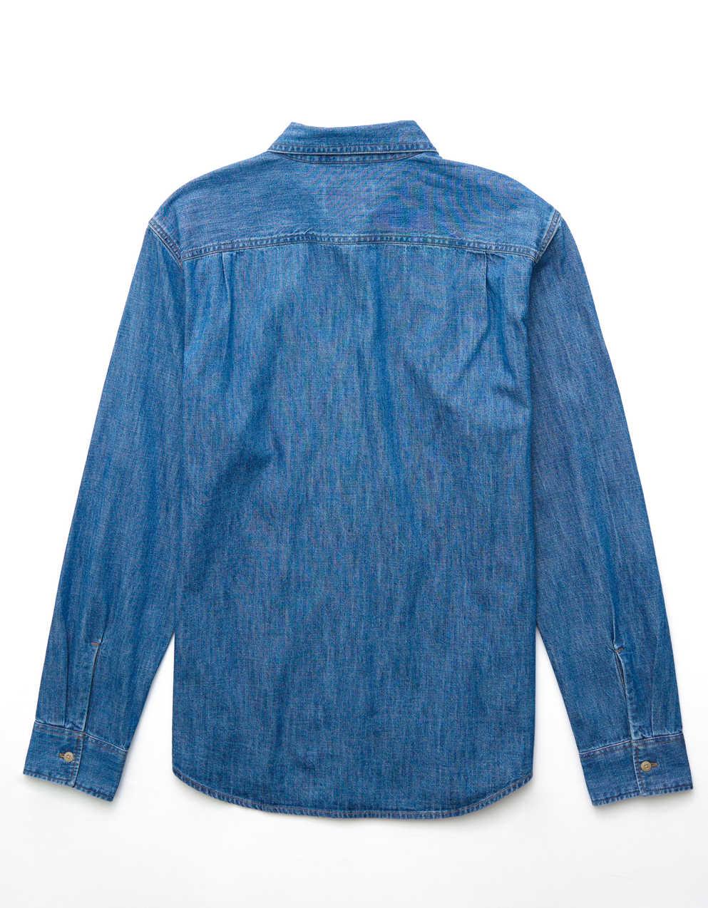 AE Standard Fit Denim Button-Up Shirt