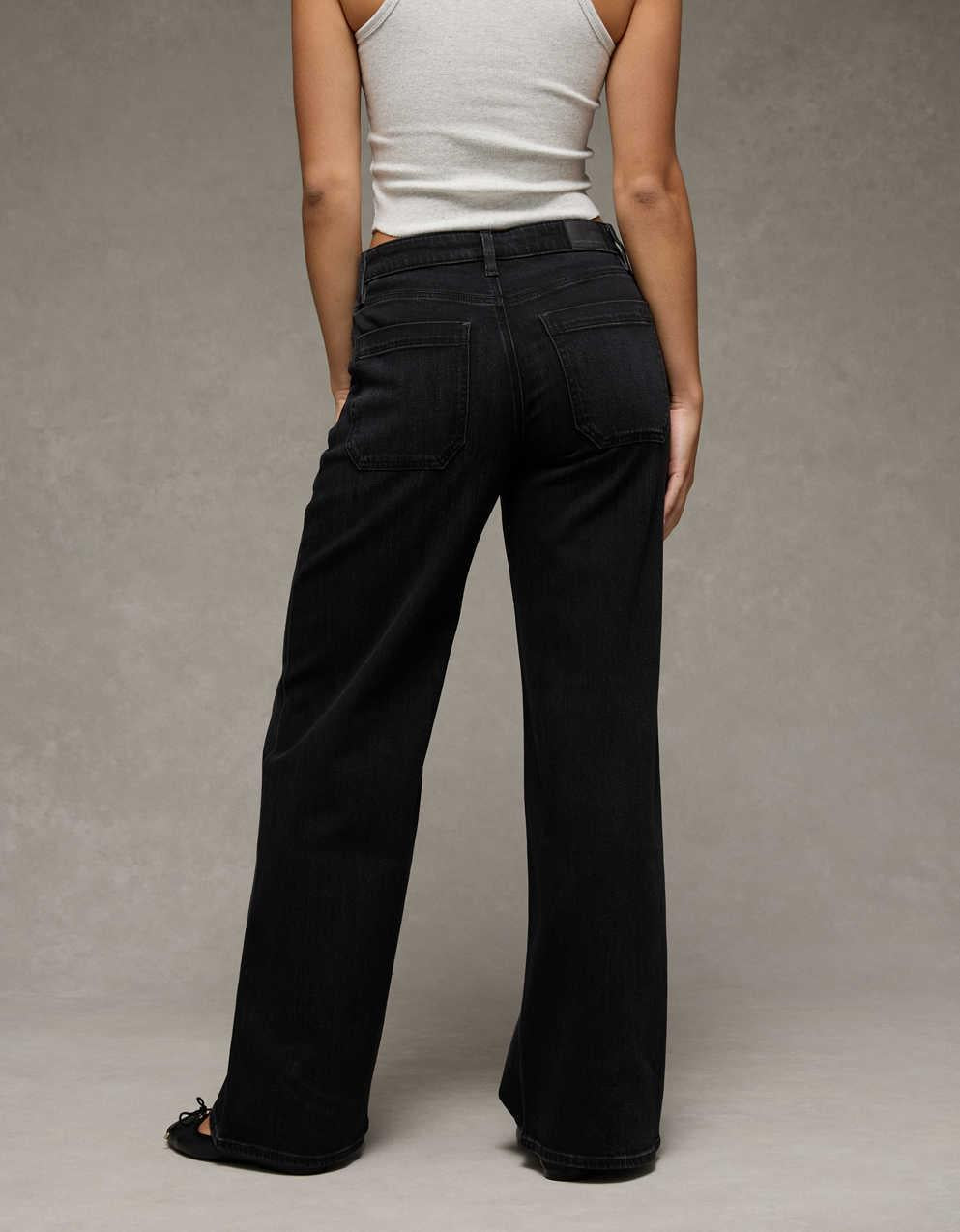 AE Super High-Waisted Baggy Wide-Leg Jean