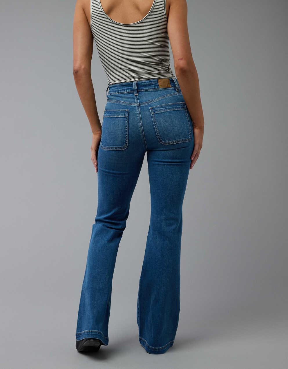 AE Next Level Super High-Waisted Flare Jean