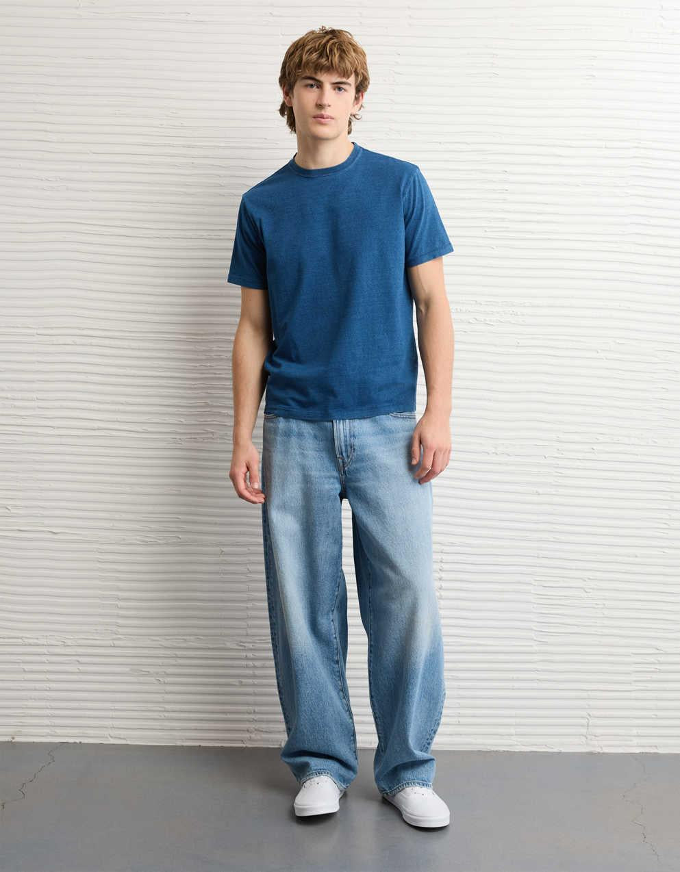 AE Standard Fit Indigo T-Shirt