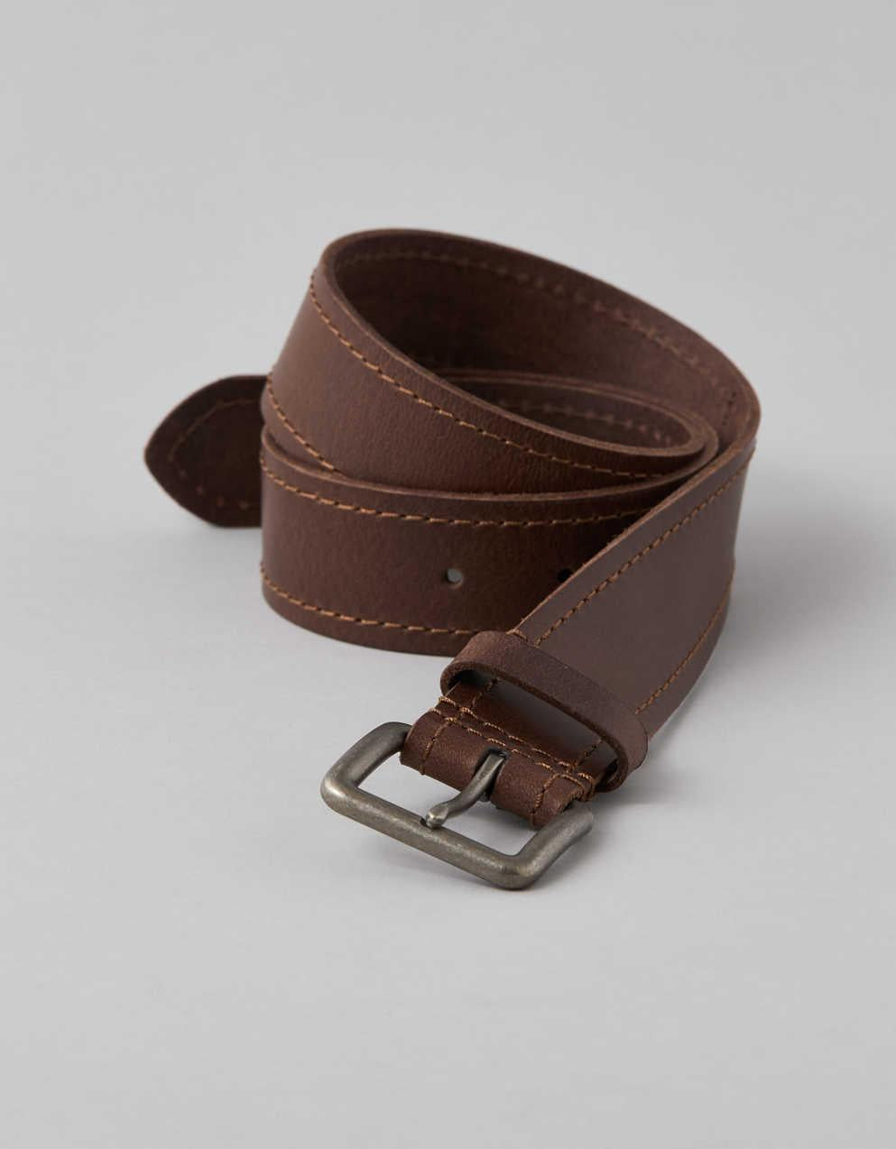AE Stitched Leather Belt