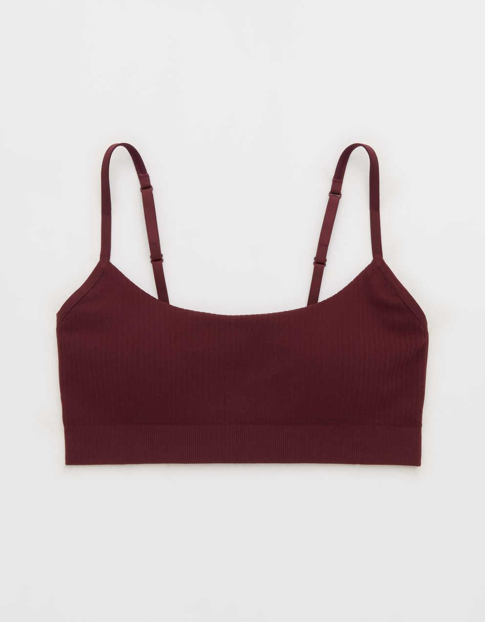 Superchill Seamless Rib Padded Scoop Bralette