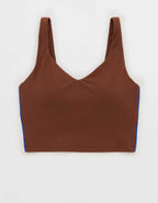OFFLINE By Aerie Real Me Track Low Key Longline Sports Bra