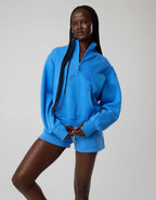 OFFLINE By Aerie Cloud Fleece Seamed Quarter Zip Sweatshirt