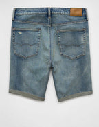 AE 9" AirFlex+ Patched Denim Short