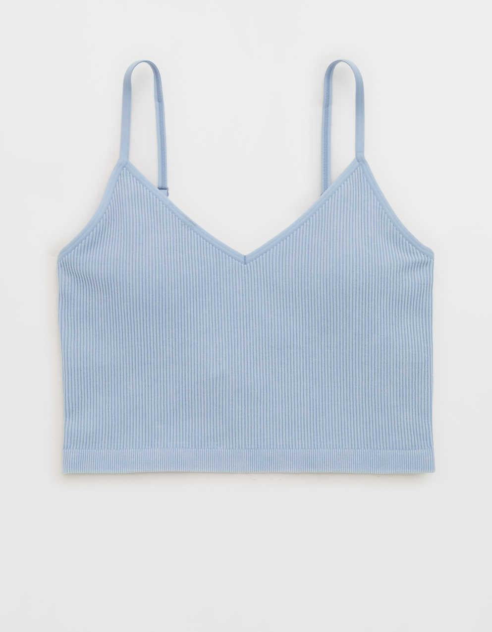 Superchill Seamless Rib Padded Bra Top
