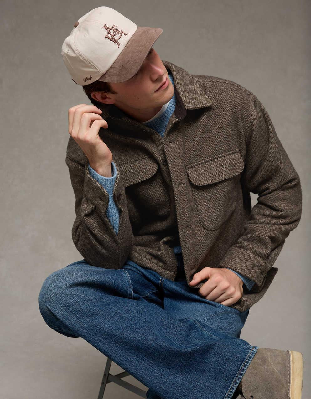 AE Textured Overshirt