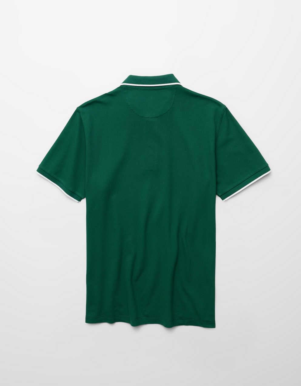 AE Logo Standard Fit Pique Polo Shirt