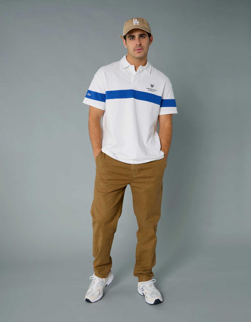AE Flex Linen-Blend Athletic Fit Pull-On Pant