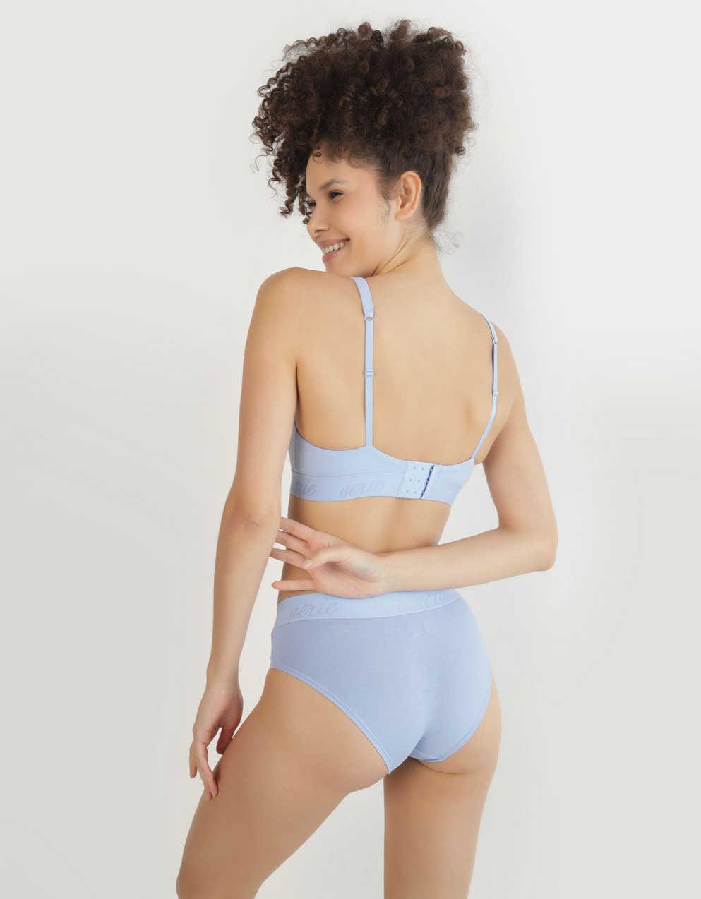 Superchill Cotton Padded Plunge Bralette