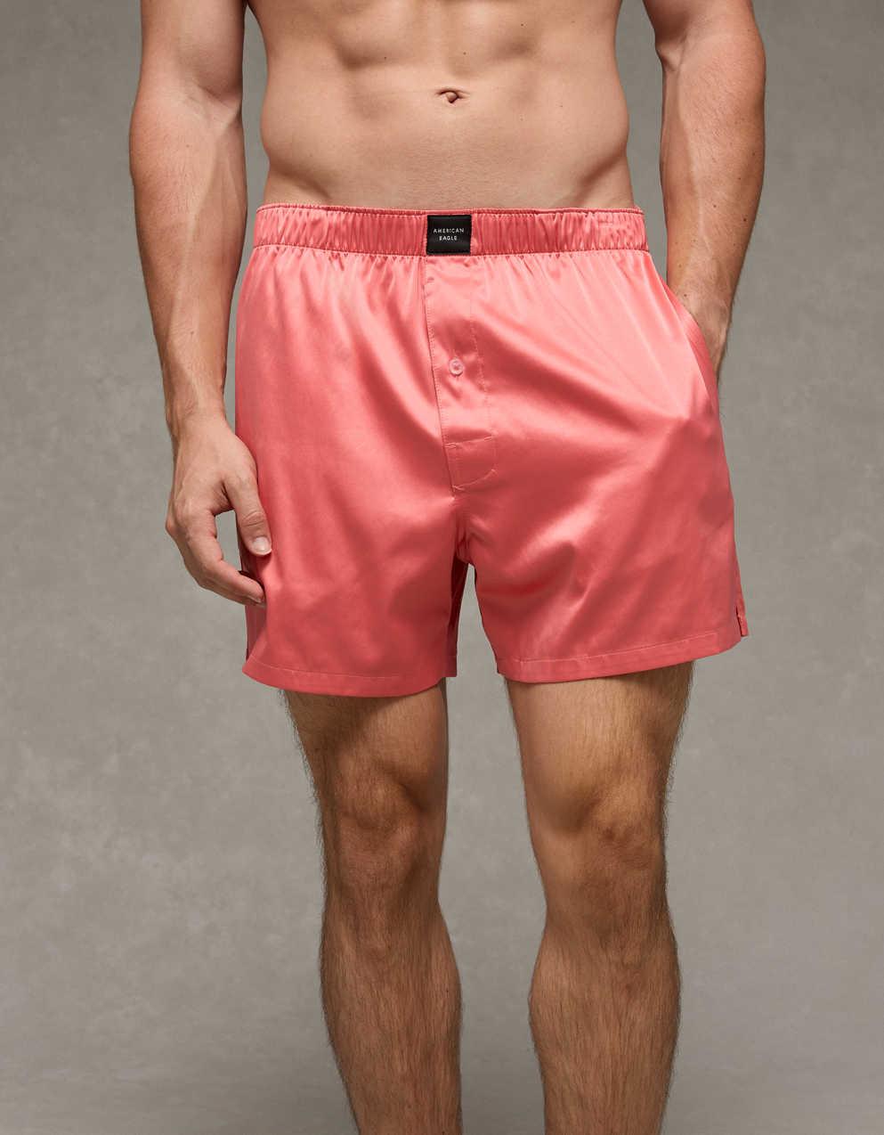AEO Men's Satin Pocket Boxer Short