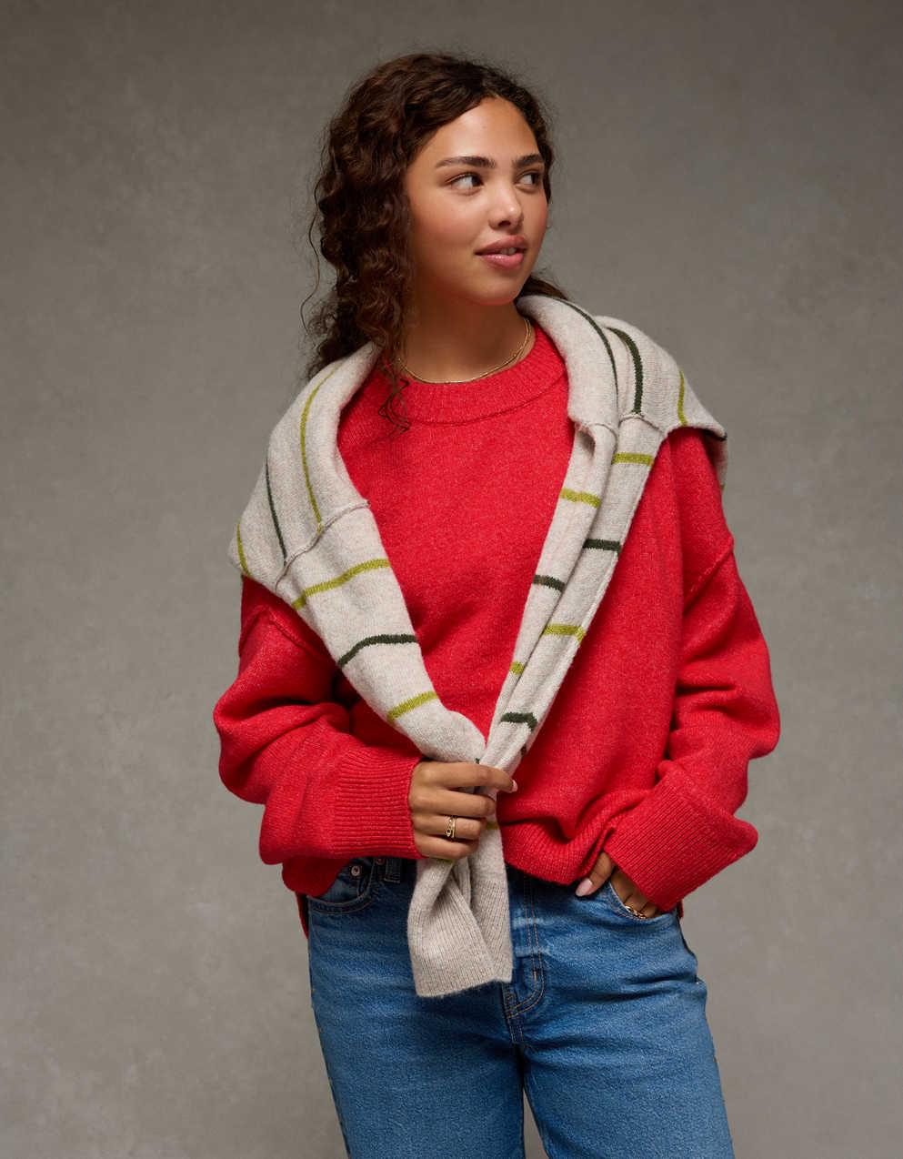 AE Whoa So Soft Classic Crew Neck Sweater