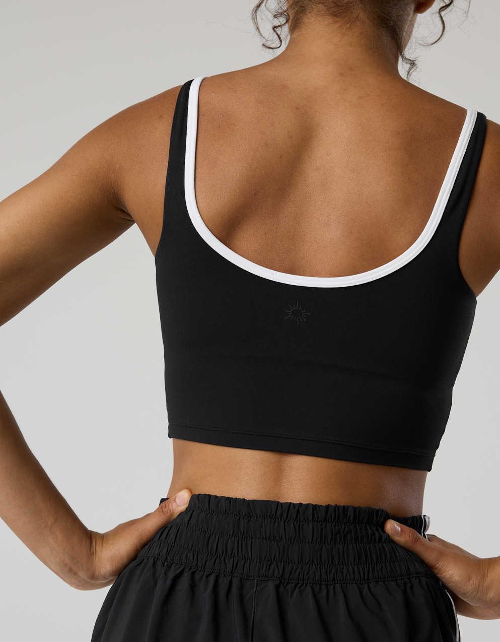 OFFLINE By Aerie Real Me Tipped Low Key Longline Sports Bra