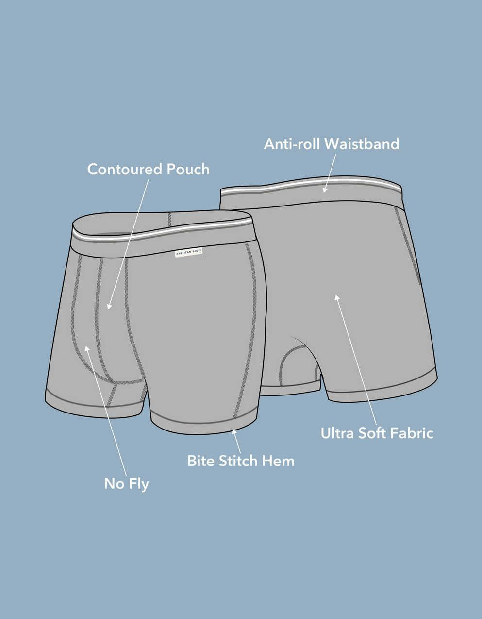 AEO Men's Money 4.5" Ultra Soft Boxer Brief